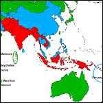 Map of Asia Pacific