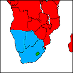 Map of Southern Africa